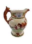 LARGE CROWN DEVON MUSICAL JUG IN WORKING ORDER AND IN GOOD CONDITION