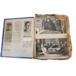 WORLD WAR 1 SCRAPBOOK FEATURING ARTICLE ON Y.C.V PRIVATE WILLIAM MCFADZEAN