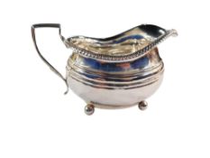 SILVER SAUCE BOAT HALLMARKED FOR LONDON - 121 GRAMS