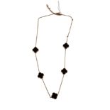 VAN CLEEF & ARPELS STYLE 'ALHAMBRA' NECKLACE