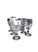 SET OF 6 WATERFORD GLASSES
