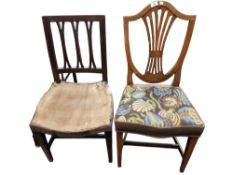 2 ANTIQUE GEORGIAN CHAIRS