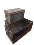 3 ANTIQUE TRUNKS