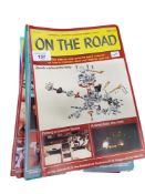QTY OF 'ON THE ROAD' MAGAZINES & TWO FOLDERS OF MANUALS ETC FOR JAGUAR DAIMLER