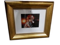 LARGE GILT FRAMED PICTURE OF ELTON JOHN