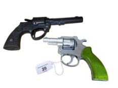 REPLICA COLT 45 & AN ITALIAN STARTER PISTOL