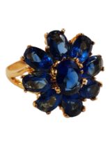 BLUE STONE SET RING