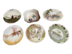 COLLECTION OF ROYAL DOULTON SERIESWARE DISHES