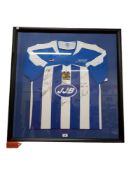 FRAMED SIGNED WIGAN ATHLETIC CARLING CUP FINAL 2006 SHIRT