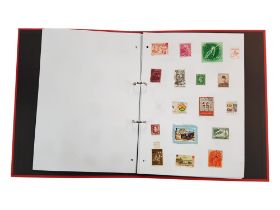 5 FOLDERS OF STAMPS