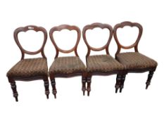 4 VICTORIAN DINING CHAIRS