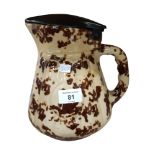 AUSTRALIAN MOTTLED POTTERY JUG