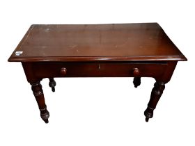 VICTORIAN MAHOGANY LIBRARY TABLE