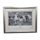 HAND SIGNED LTD EDITION PAT JENNINGS PRINT WITH C.O.A