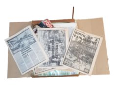 FOLIO OF OLD TIMES NEWSPAPERS