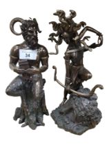 2 MYSTICAL FIGURINES