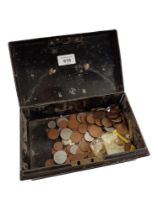 TIN OF OLD COINS