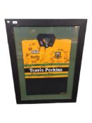 FRAMED SIGNED NORTHAMPTON RUGBY SHIRT