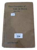 BOOK TWO CENTURIES OF LIFE IN DOWN 1600-1800