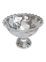 ANTIQUE RULE BRITANNIA GLASS BOWL