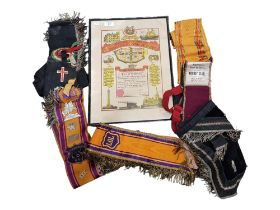 QUANTITY OF ORANGE ORDER, ROYAL BLACK PRECEPTORY & APPRENTICE BOYS ITEMS