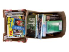 2 BOXES OF FOOTBALL BOOKS & PROGRAMMES