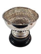 SILVER ROSE BOWL - SHEFFIELD 1925 -26. JAMES DEAKIN & SONS 376 GRAMS