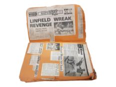 OLD LINFIELD FC SCRAP BOOK