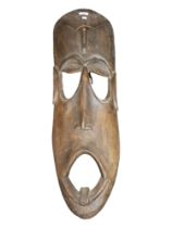 LARGE CARVED TRIBAL MASK