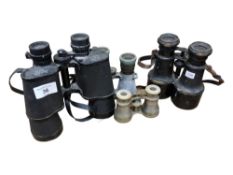 4 VARIOUS SETS OF BINOCULARS