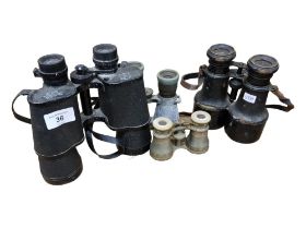 4 VARIOUS SETS OF BINOCULARS