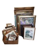 VERY LARGE QUANTITY OF VARIOUS PAINTINGS & PICTURES