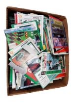 LARGE QUANTITY OF GLENTORAN F.C FOOTBALL PROGRAMMES