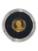 22 CARAT - 1 DOLLAR COIN - HISTORY OF THE ROYAL FAMILY COOK ISLAND