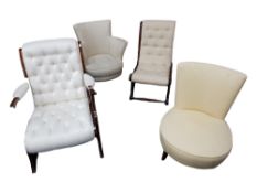 4 OCCASIONAL CHAIRS