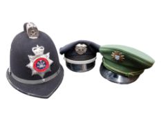 3 POLICE HATS