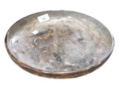 LARGE LALIQUE STYLE BOWL - VERLYO, FRANCE - SCRATCHED