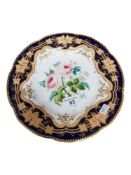 ANTIQUE HAND PAINTED CABINET PLATE