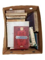 BOX OF ANTIQUE BOOKS