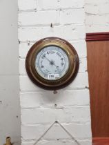 1940s SHIPS BAROMETER PRESENTED TO "BALLYNAFIEGH" METHODIST CHURCH