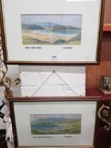 PAIR OF G.W.MORRISON WATERCOLOURS - DONEGAL & WHITE PARK BAY