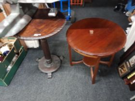 ANTIQUE LAMP TABLE & WINDOW TABLE