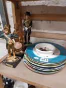 QUANTITY OF MILITARY FIGURES & COLLECTORS PLATES