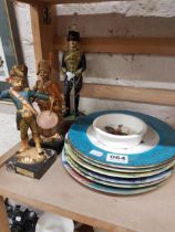 QUANTITY OF MILITARY FIGURES & COLLECTORS PLATES