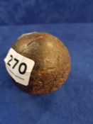 ANTIQUE 3 INCH CANNON BALL