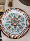 VICTORIAN IRONSTONE PLATE - 'INDIAN STAR'