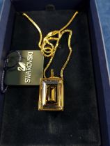 SWAROVSKI PENDANT & CHAIN - BOXED