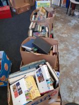 13 BOXES OF BOOKS