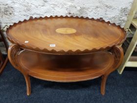 EDWARDIAN STYLE BUTLERS TRAY/TABLE