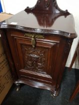 ANTIQUE COAL/LOG CABINET